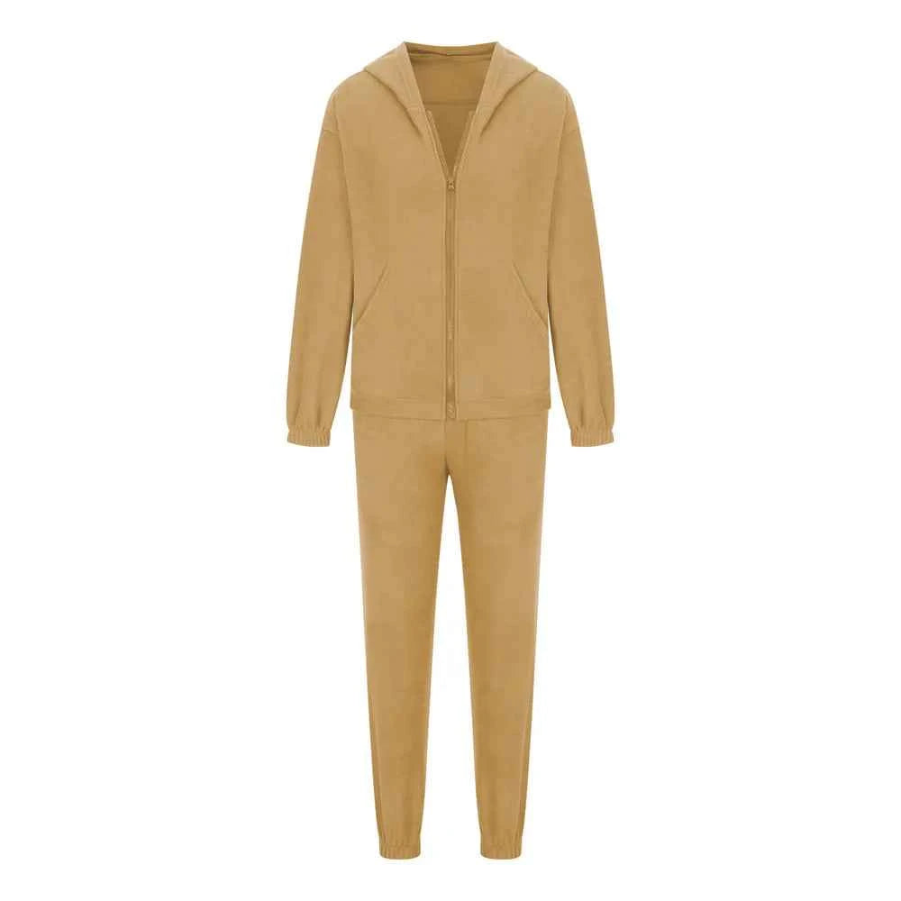 Zip Up Hoodie Joggers Set for Ultimate Comfort and Style