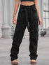 High-Waisted Cargo Jeans with Multi-Pocket Design for Ultimate Style and Comfort