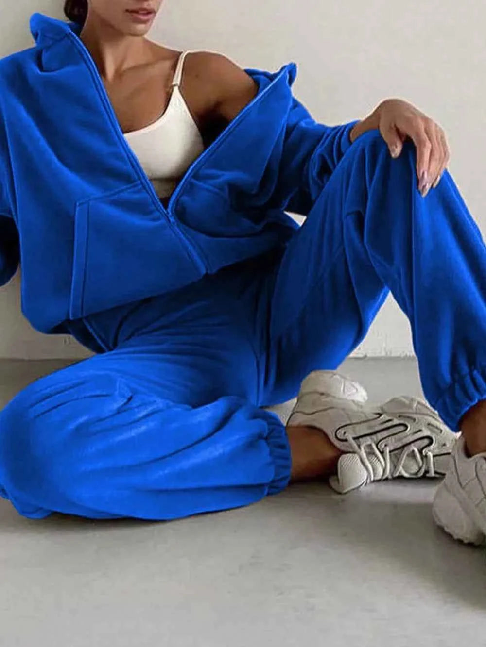 Zip Up Hoodie Joggers Set for Ultimate Comfort and Style