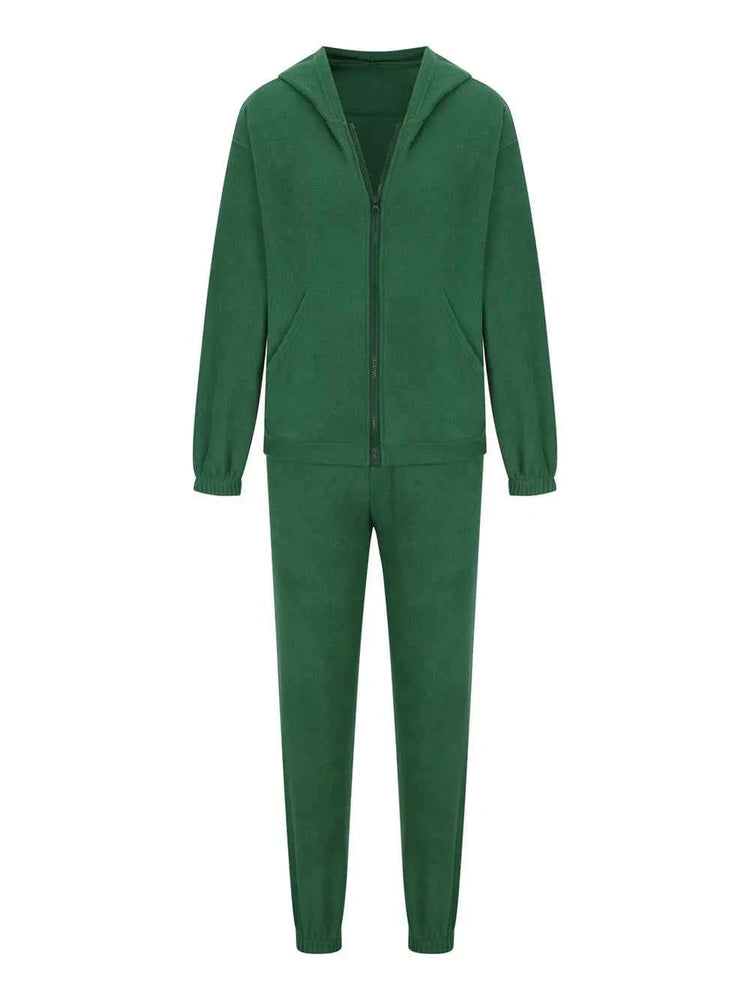 Zip Up Hoodie Joggers Set for Ultimate Comfort and Style