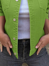 Button Front Denim Jacket for Effortless Style and Comfort