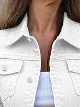 Button Front Denim Jacket for Effortless Style and Comfort