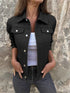 Button Front Denim Jacket for Effortless Style and Comfort