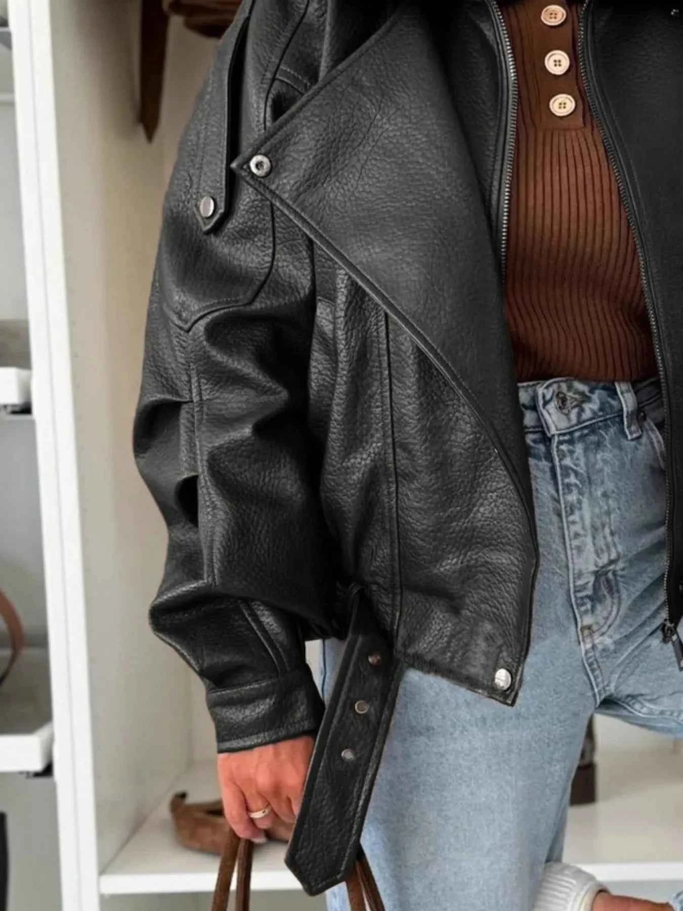 Leather Zip Up Jacket for Ultimate Style and Comfort