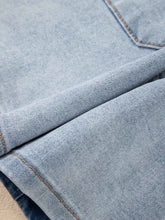 Wash High Rise Denim Shorts