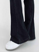 Wide Waistband Bootcut Jeans with Pockets – Comfort and Style Combined
