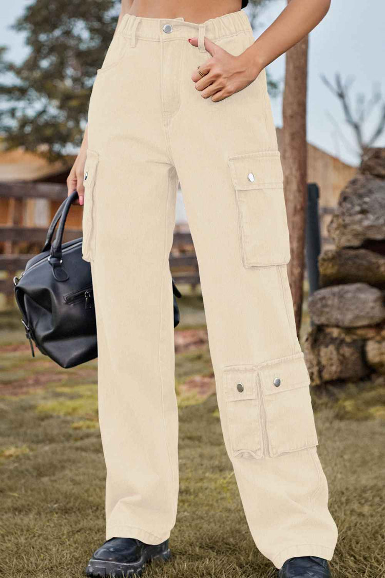 Loose Fit Long Jeans with Pockets for Ultimate Comfort and Style