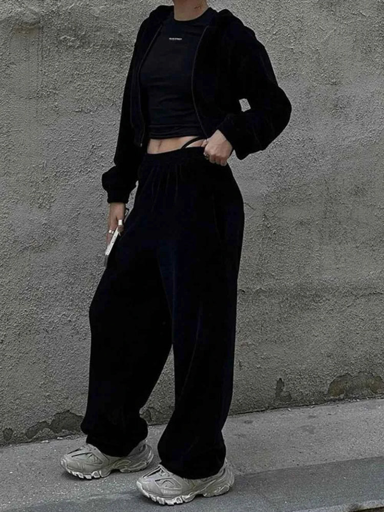 Zip Up Hoodie and Pants Set for Ultimate Comfort and Style