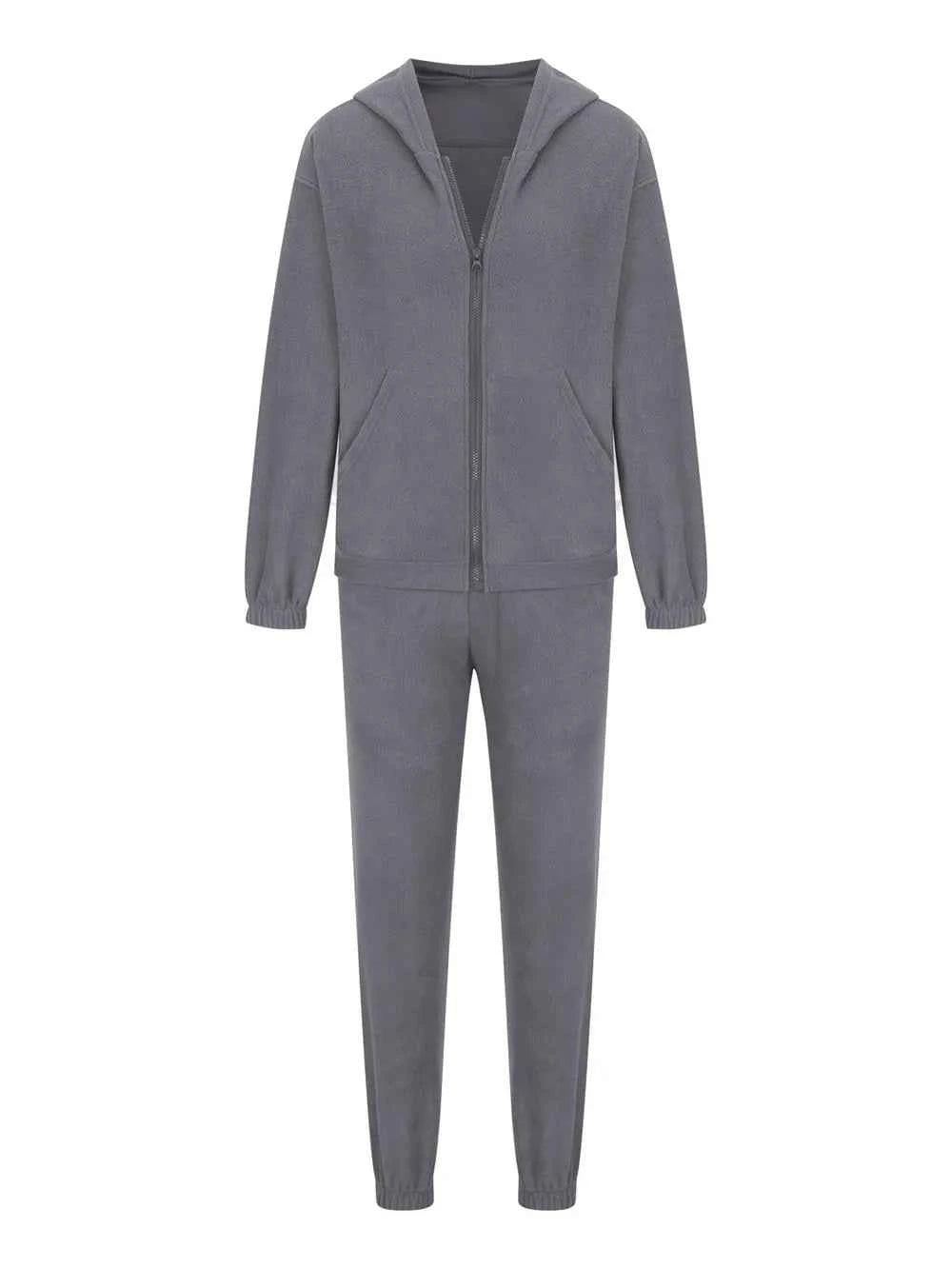 Zip Up Hoodie Joggers Set for Ultimate Comfort and Style