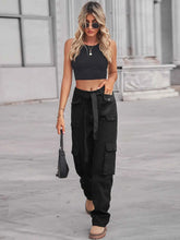 High-Waisted Cargo Jeans with Multi-Pocket Design for Ultimate Style and Comfort