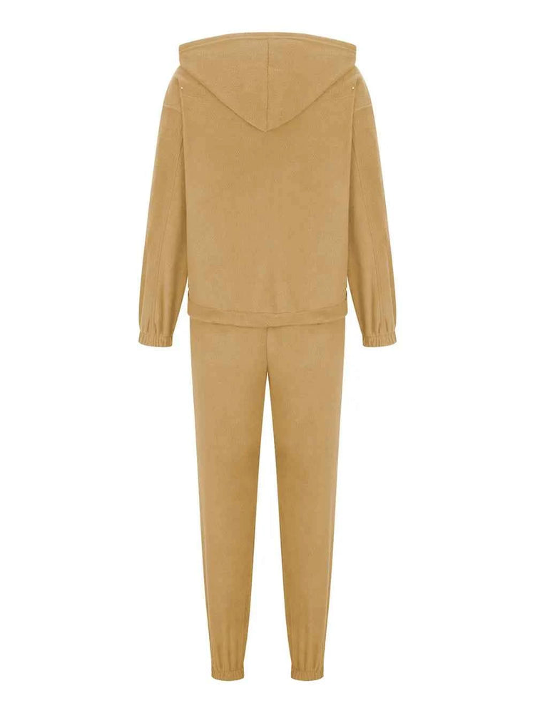 Zip Up Hoodie Joggers Set for Ultimate Comfort and Style