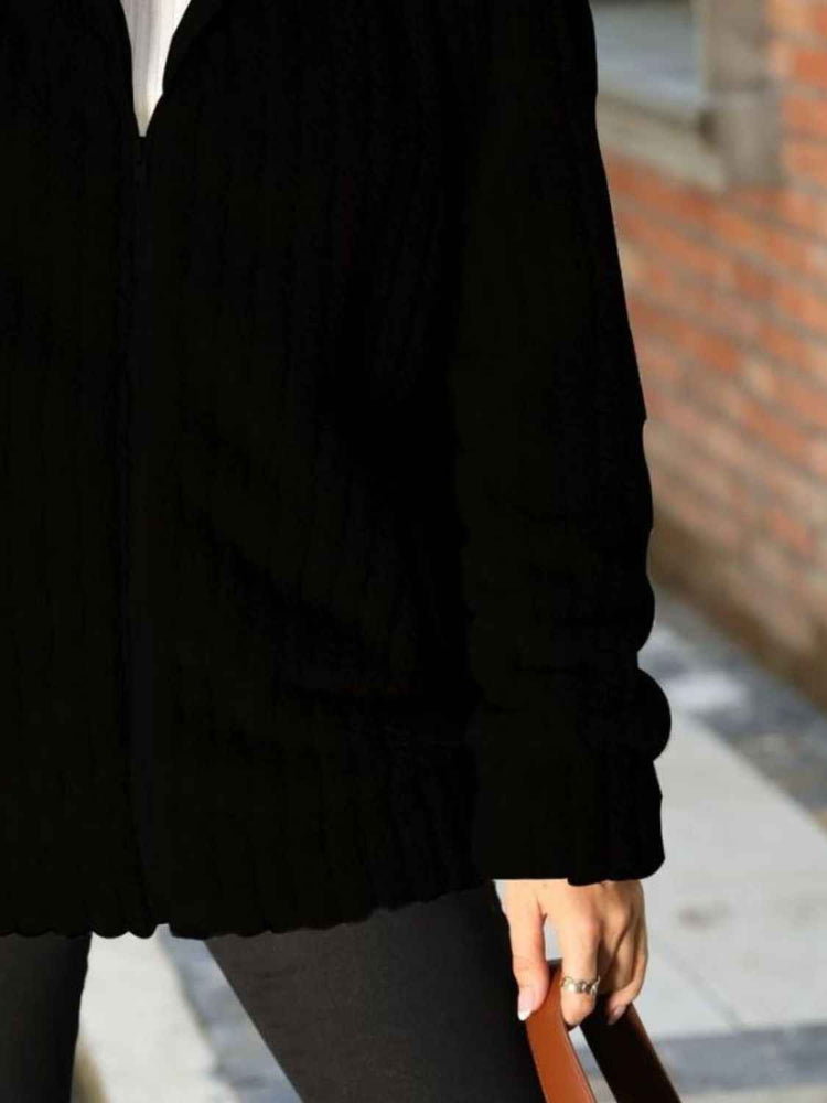 Zip-Up Collared Jacket for Ultimate Style and Versatile Comfort