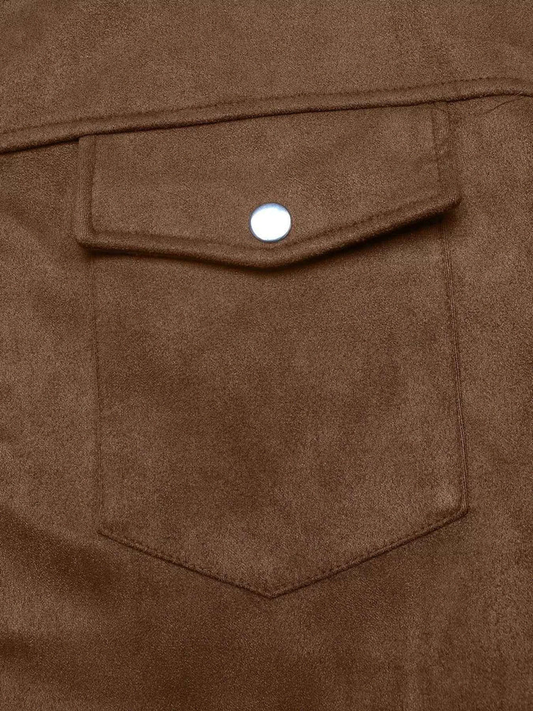 Zip Up Dropped Shoulder Jacket for Effortless Style and Ultimate Comfort