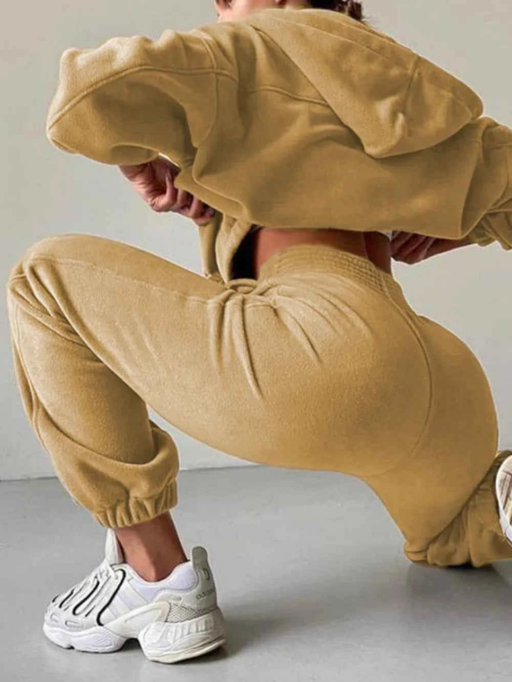 Zip Up Hoodie Joggers Set for Ultimate Comfort and Style