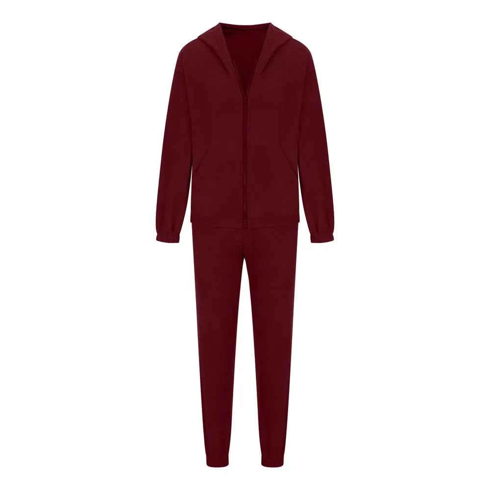 Zip Up Hoodie Joggers Set for Ultimate Comfort and Style