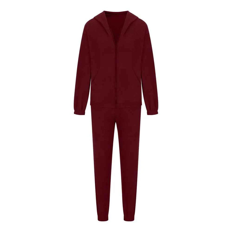 Zip Up Hoodie Joggers Set for Ultimate Comfort and Style